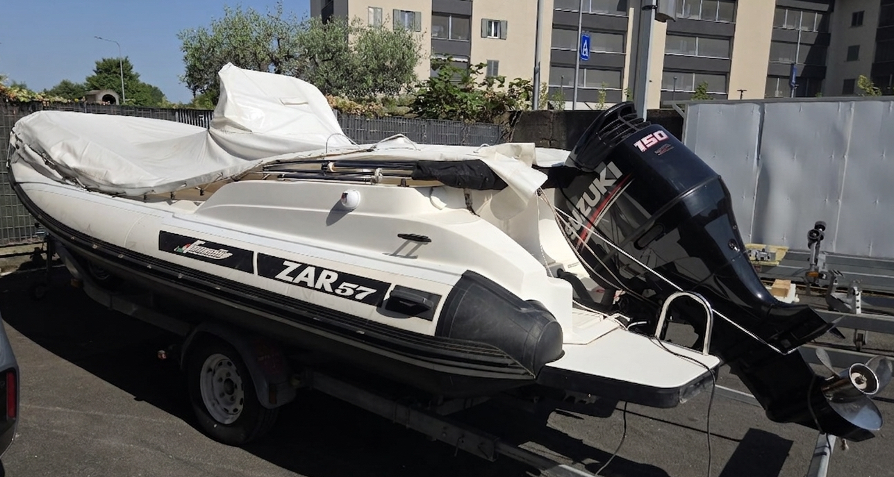 Zar 57 WD + Suzuki 150 (2018) + CARRELLO<br><a href=dettaglio.aspx?Id=346 >VAI ALLA SCHEDA</a>
